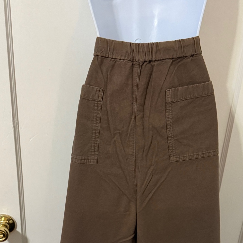 Eileen Fisher Olive Wide Leg Pants - Picture 8 of 16